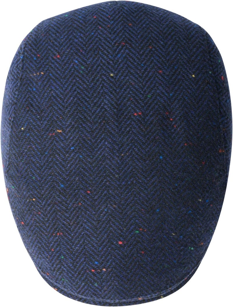 FEINION Men Wool Blend Flat Cap Tweed Newsboy Ivy Hat - Image 4